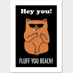 Fluff you Cat lover Posters and Art